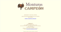 Desktop Screenshot of monturascampeon.com