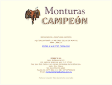 Tablet Screenshot of monturascampeon.com